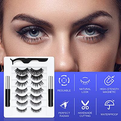 Magnetic Eyelashes Silk Material  Long Lasting Magnetic Lash