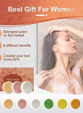 Aromatherapy Shower Steamers Valentine Gifts Set Flower - Sw