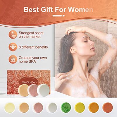 Aromatherapy Shower Steamers Valentine Gifts Set Flower - Sw