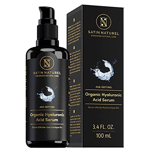 SatinNaturel Organic Hyaluronic Acid Serum for Face Large 3.