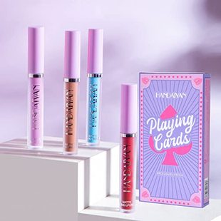 4Pcs Matte Liquid Lipstick Makeup Set Kit  Long Lasting Wate