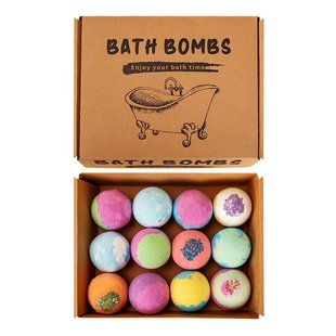 Bubble salt bath ball bathing set 14pcs explosive household