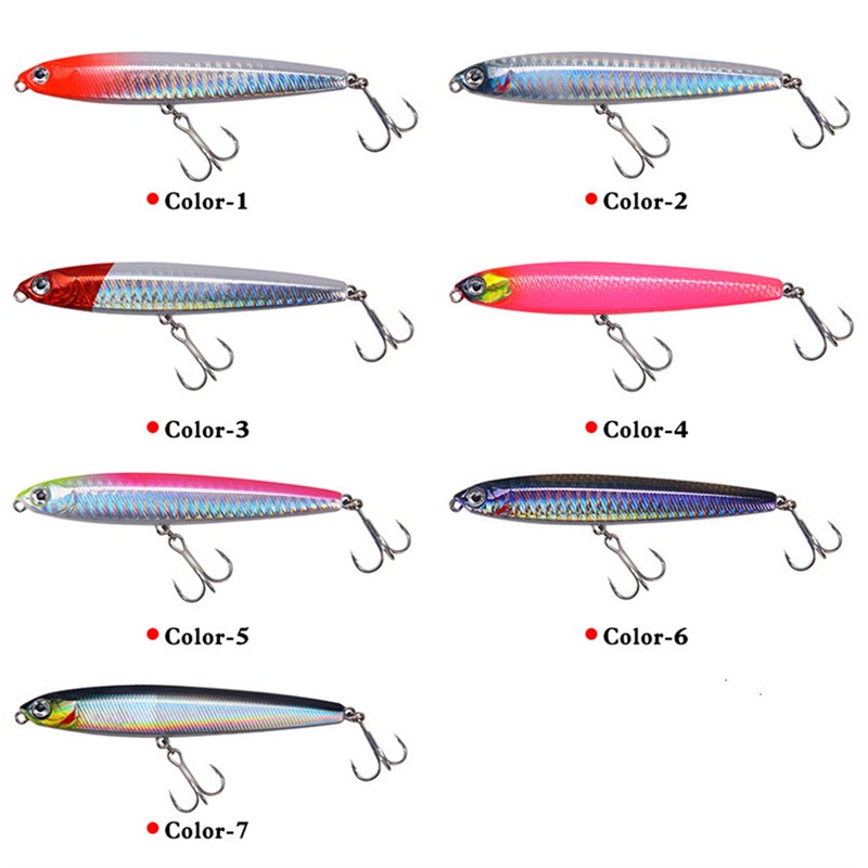Pencil Fishing Lure 10/14/18/24g Floating Sinking Bass Fishi