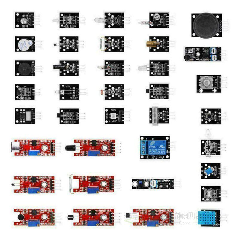 45 in 1 Sensor Modules Starter Kit for Arduino Raspberry Pi