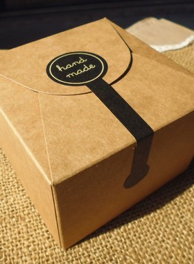 50Pcs 5Sheets Adhesive Long Style HAND MADE Black Handm