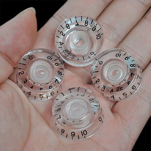 多种颜色 CTM钮帽 电吉他通用 水晶透明旋LP PRS电位器旋钮冒配件