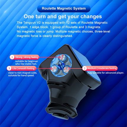 Tengyun V2 M 3x3x3 V1 V2 Magnetic Cube Professional Dayan V8