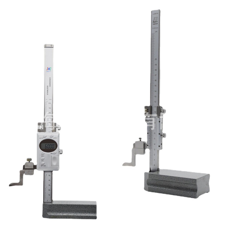 桂林数显高度游标卡尺0-300mm500mm划线尺高度游标卡尺带表高度尺
