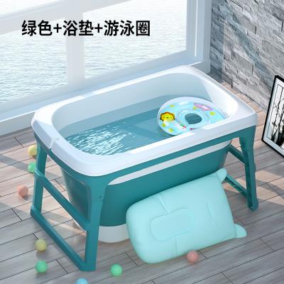 新品 婴儿洗澡盆折叠大人洗澡桶成人浴桶儿童游泳家用小孩泡澡桶沐