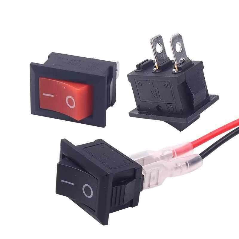 船型开关KCD101红色黑色2脚铜脚翘板电源开关250V,3C数码配件,USB多功能数码宝,淘宝优惠券,粉丝福利购,淘宝优惠卷