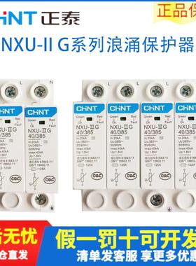 正泰 NXU-Ⅱ 40kA/385V 2 4P 家用/工业 浪涌保护器防雷器NU6-Ⅱ