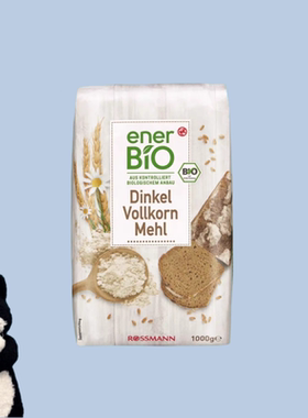 【满300包邮】#德国直邮#ener bio有机斯佩尔特全麦面粉1kg