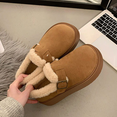 厚底增高雪地靴女2025年