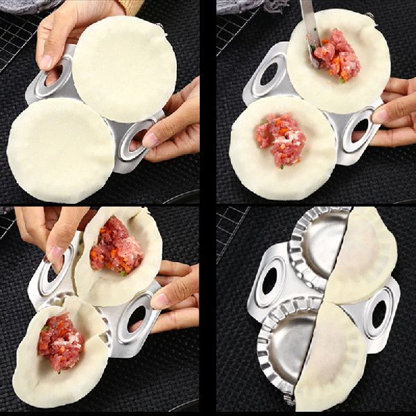 极速Dumpling Mould Stainless Steel Dumpling Wrapper Cutter