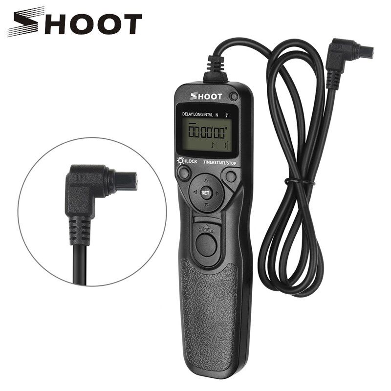 SHOOT RS-80N3 LCD Timer Shutter Release Remote Control for C