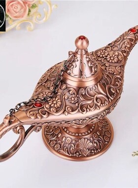 Aladdins lamp decoration large size wishing lamp metal