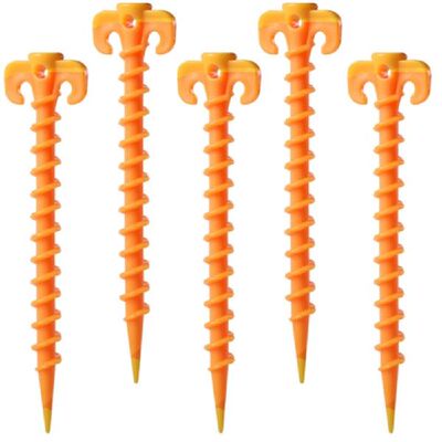 好货10PCS Plastic Tent Hook Stakes Camping Tents Accessories