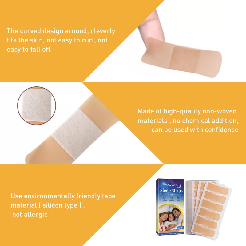 极速60Pcs Sleeping Mouth Tape Anti Snore Pad Health Care Sle