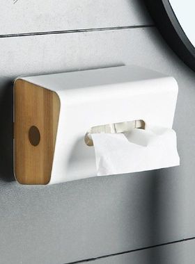 Tissue Organizer Long Lasting Tissue Box Wood Punchfree