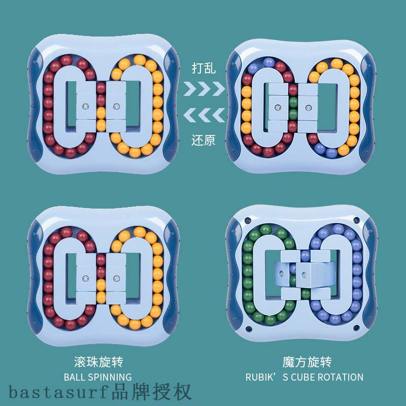 Fingertip finger gyro rotation third-order Magic Cube Magic