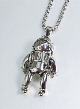 潮流爆款百搭个性时尚毛衣链情侣配饰小众男士项链女钛钢饰品