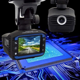 极速Car Dash DVR Cam in1 Lens Camera Presen Mobile Vehicle