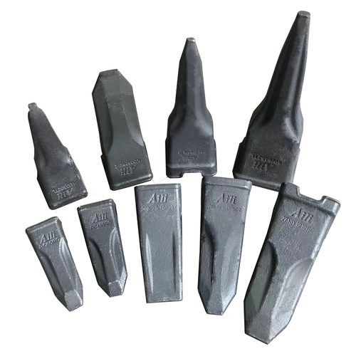 厂家怪手斗齿锻打耐磨小松200加厚矿山斗齿特尖破冰齿超耐磨岩石