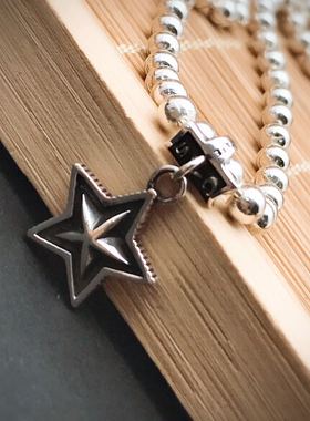 ALLRIM出品 实力爆款CS五角星圆珠项链/颈链,38cm,50cm可选