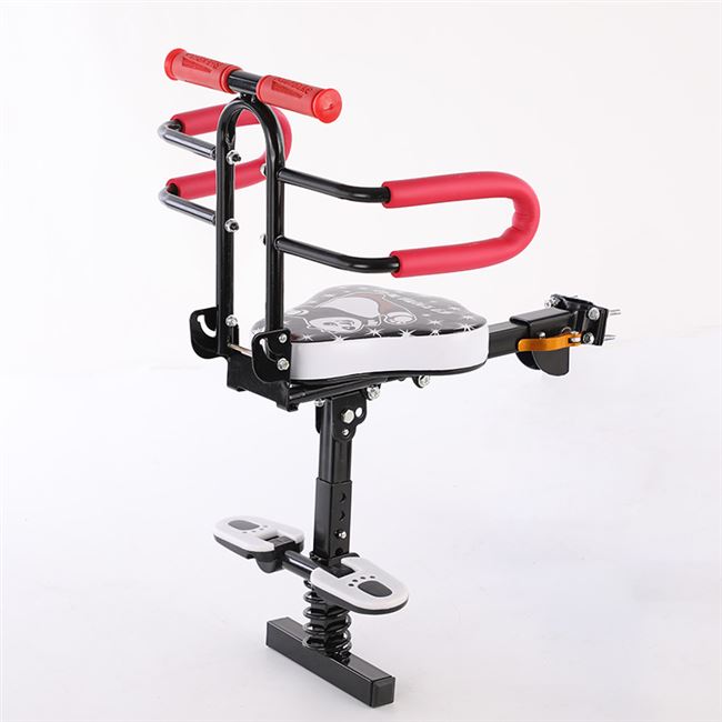 电动踏板摩托电瓶自行车儿童前置坐骑载小孩婴儿宝宝安全折叠座椅