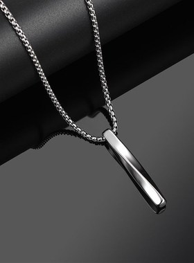 imple Stainless Steel Spiral Chain Men Necklace Jewelry Gift