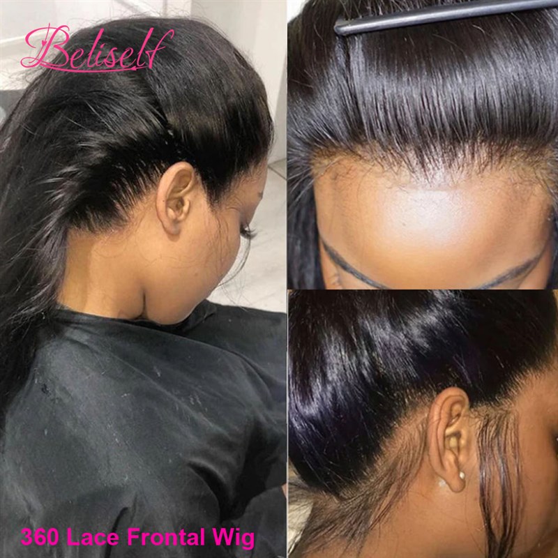 HD Transparent Lace Front Human Hair Wig 13x4/13x6 Straight