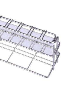 不锈钢比色管架 白色背板10孔比色试管支架10ml25ml50ml100ml