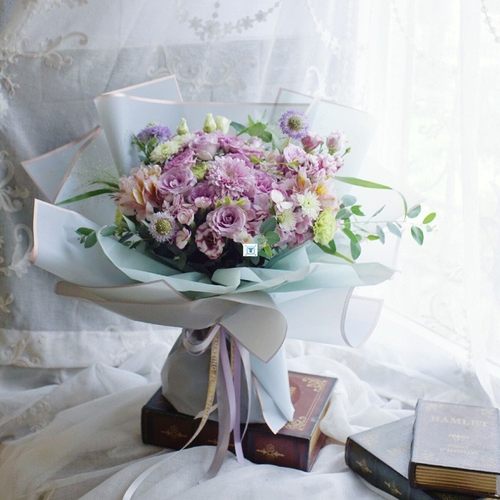 Flower Wrapping Paper Boutique Gift Packaging Paper Roll