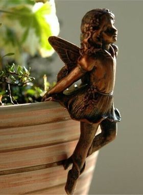 Simple Retro Angel Figurine High Quality No Odor Flower