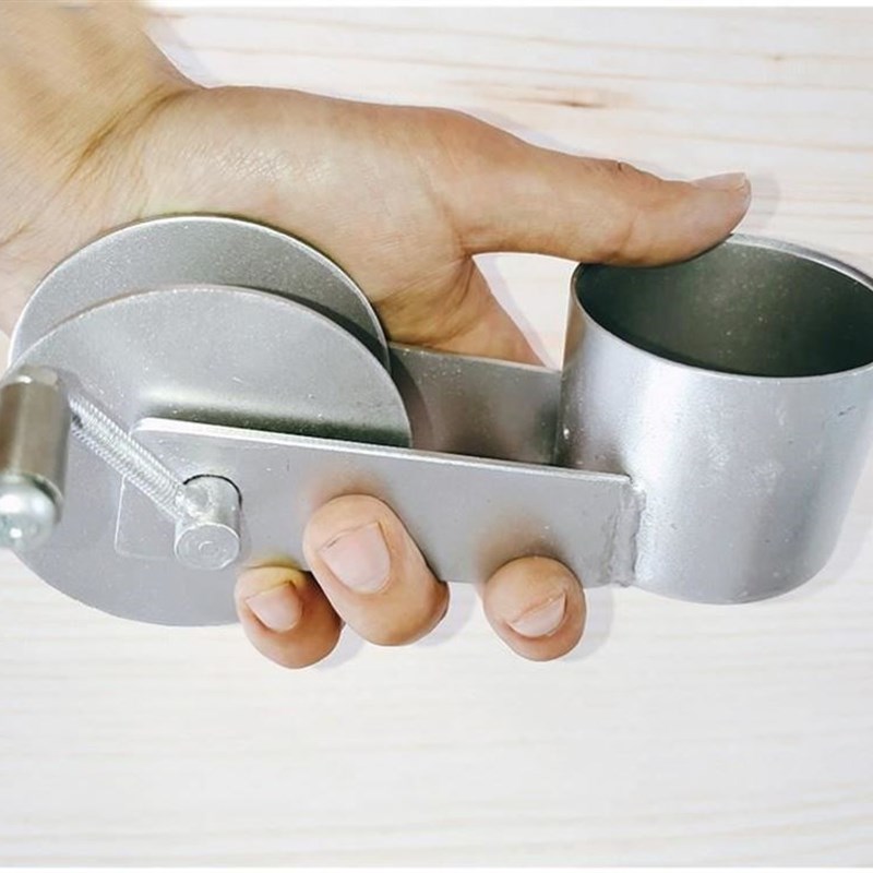 墨斗手动新式不锈钢木工划线工具施工线斗子铁质手摇备用摇柄边线