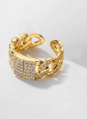 -UILZ ins tendy niche design sense personality chain open ri