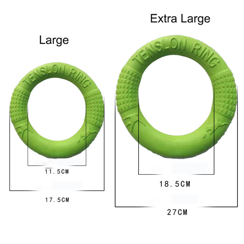 Dog Flying Discs EVA Dog Training Ring Puller Resistant Bite