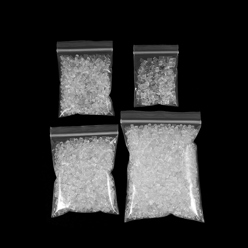 100-200pcs/lot Rubber Earring Back Silicone Round Ear Plug