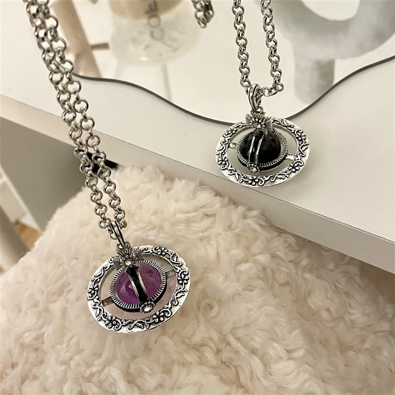 Purple Black Saturn Gold Necklaces Anime Nana Manga Planet C