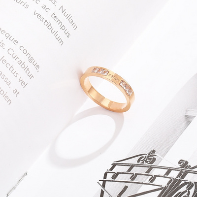 finger  simple party gift open gold Color metal metal womans