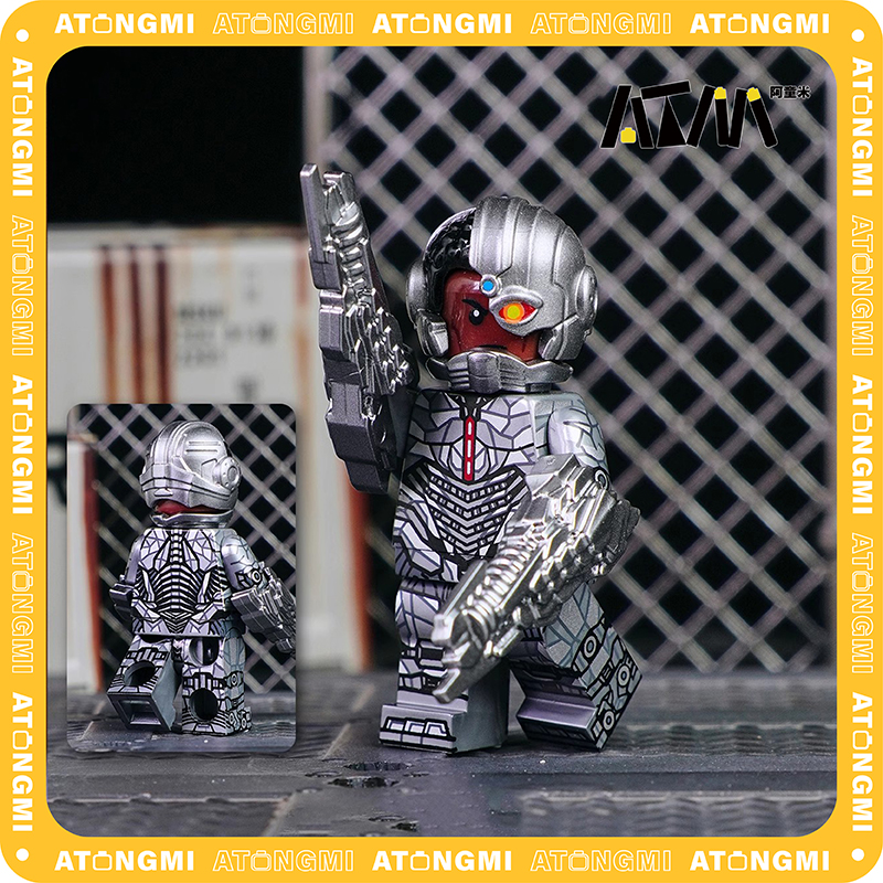 【DC闪电侠】钢骨正义联盟2024年新款第三方积木人仔超级英雄玩具