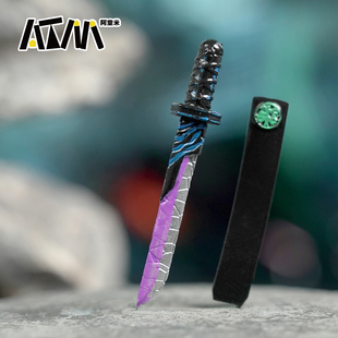 刺客伍六七索隆刀积木人仔小人刀斧枪棍棒剑武器配件兵器玩具摆件