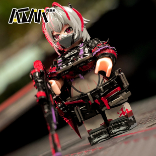 三角洲行动麦晓雯手办周边威龙明日方舟乐高人仔积木红狼模型玩具