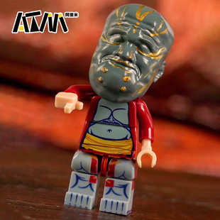 黑神话悟空手办金池长老猪八戒幽魂黑猴孙悟空人仔第三方积木玩具