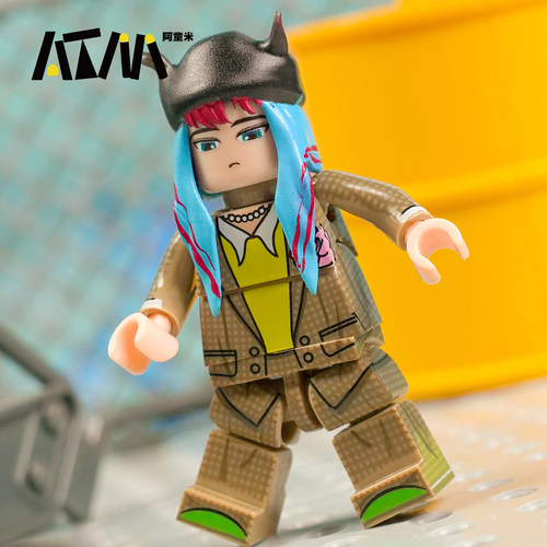 gdragon权志龙积木人仔周边手办挂件乐高钥匙扣power玩具汽车摆件