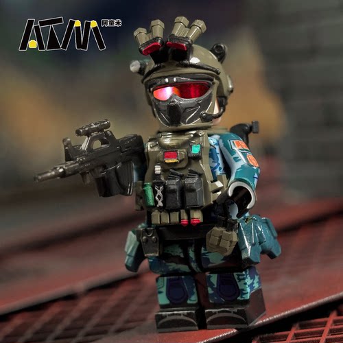 三角洲行动威龙红狼乐高人仔小积木周边圣诞礼物男孩模型手办玩具