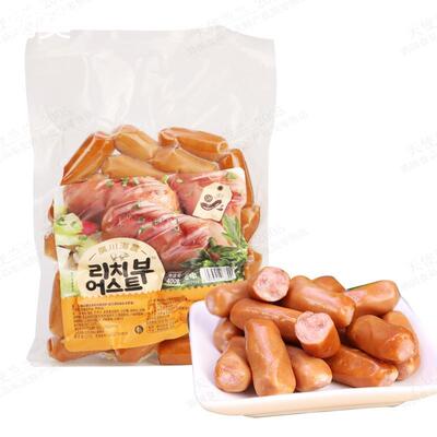 韩式维也纳风味香肠熏烤肠400g 速冻肠煎炸非即食韩式火锅用