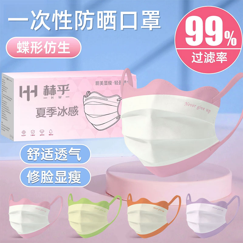 口罩女高颜值马卡龙可爱图片
