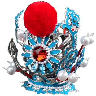 极速中国风摄影楼戏曲专业孙悟空美猴王盔帽子红楼梦贾宝玉点绸紫