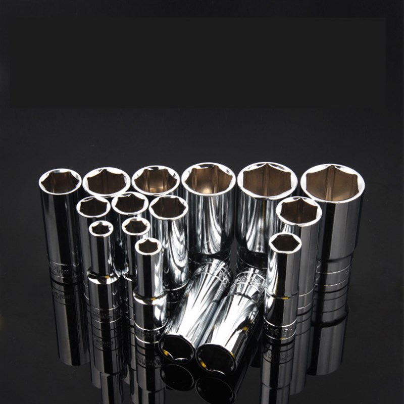 1/2大飞6角加长套筒头套装棘轮扳手外六角套头套管14/17/24/27mm